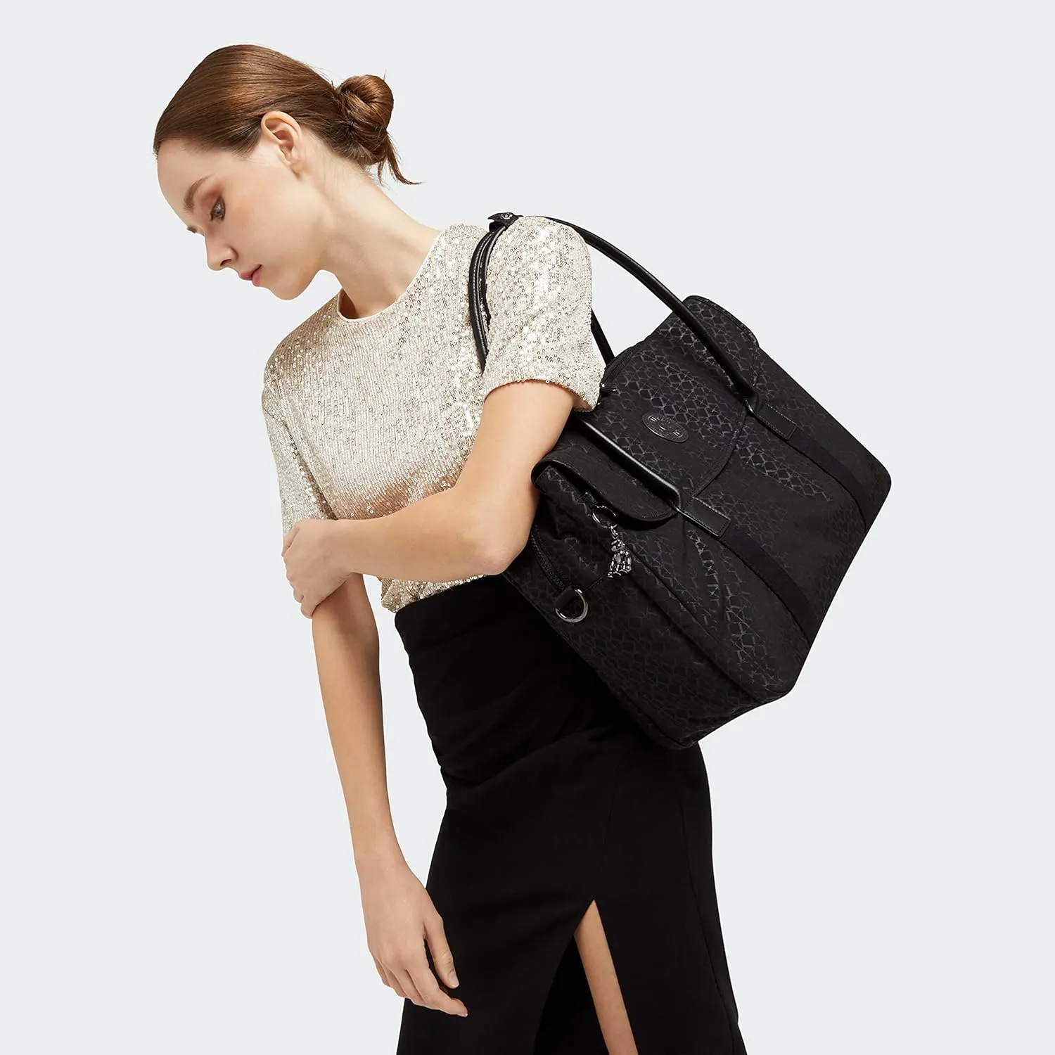 Kipling Women's Superworker Laptop, Lightweight Commuter, Nylon Tote Bag