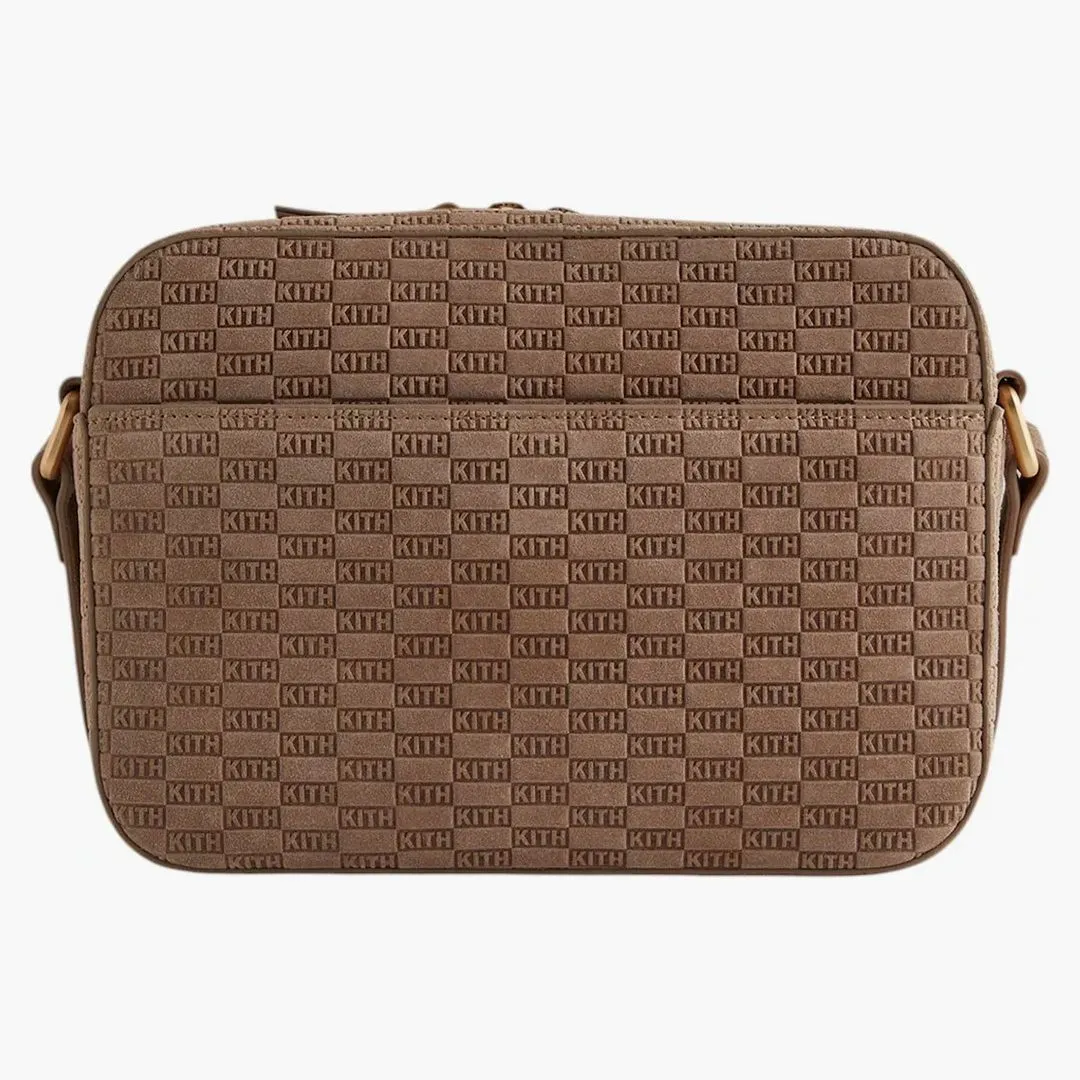 Kith Monogram Suede Camera Crossbody Loft