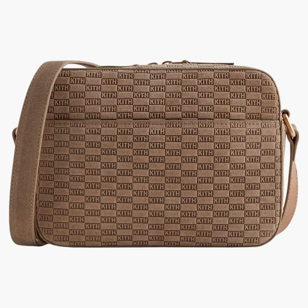 Kith Monogram Suede Camera Crossbody Loft