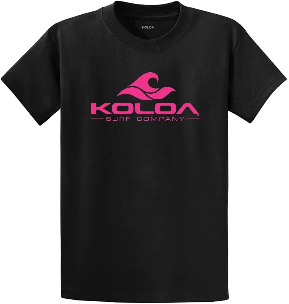 Koloa Surf Classic Wave Logo Tees - Heavy Cotton T-Shirts, Regular, Big & Tall