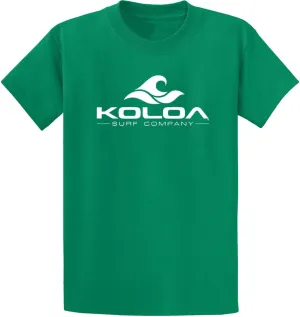Koloa Surf Classic Wave Logo Tees - Heavy Cotton T-Shirts, Regular, Big & Tall