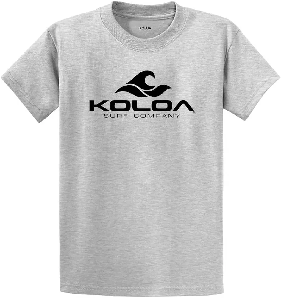 Koloa Surf Classic Wave Logo Tees - Heavy Cotton T-Shirts, Regular, Big & Tall