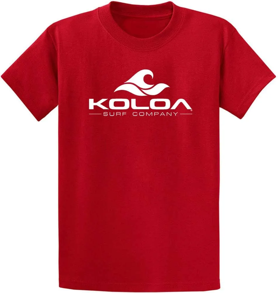 Koloa Surf Classic Wave Logo Tees - Heavy Cotton T-Shirts, Regular, Big & Tall
