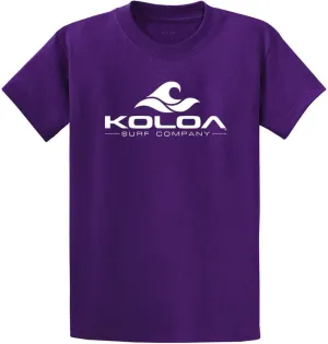 Koloa Surf Classic Wave Logo Tees - Heavy Cotton T-Shirts, Regular, Big & Tall