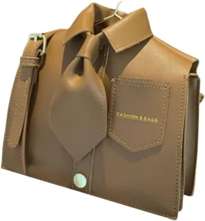 Korean Styles Messengers Bag for Women Purse and Handbag Shirt Shaped Crossbody Bag Commuting Bag Casual Shoulder Bag
