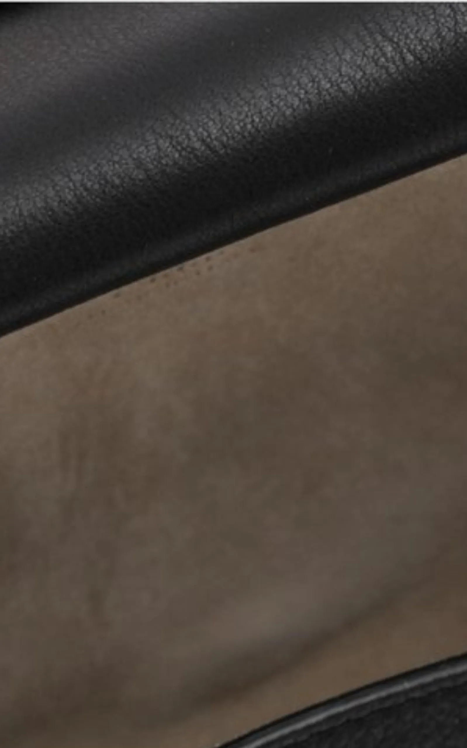 Kurtis Black Leather and Suede Bag