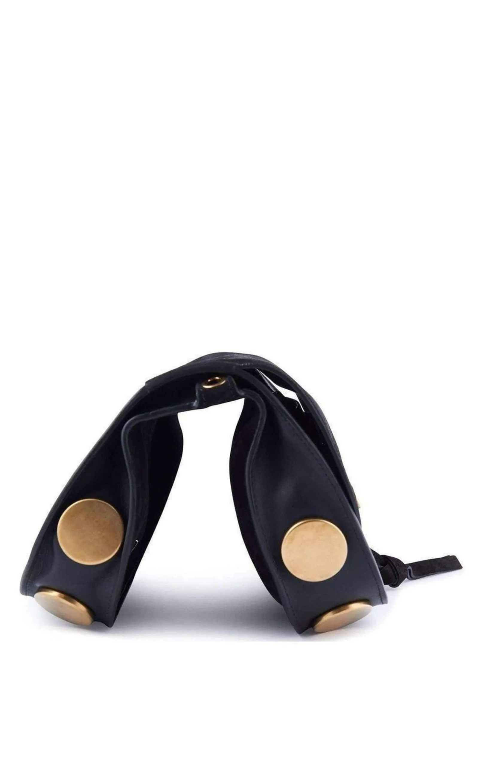 Kurtis Black Leather and Suede Bag