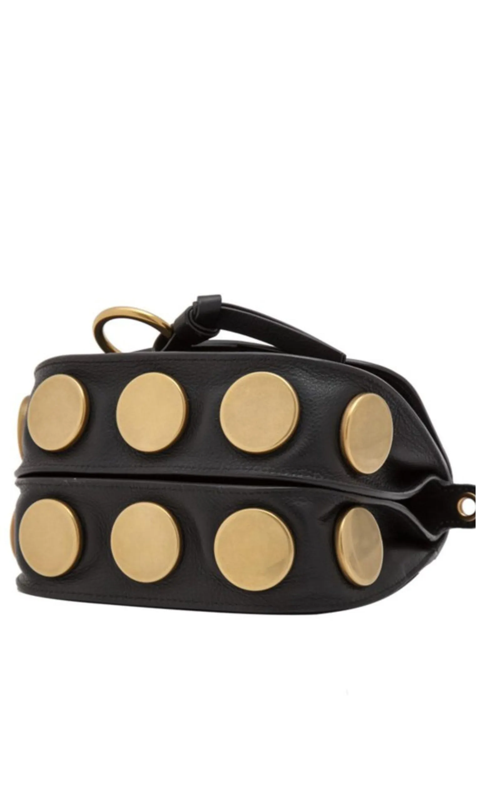 Kurtis Black Leather and Suede Bag