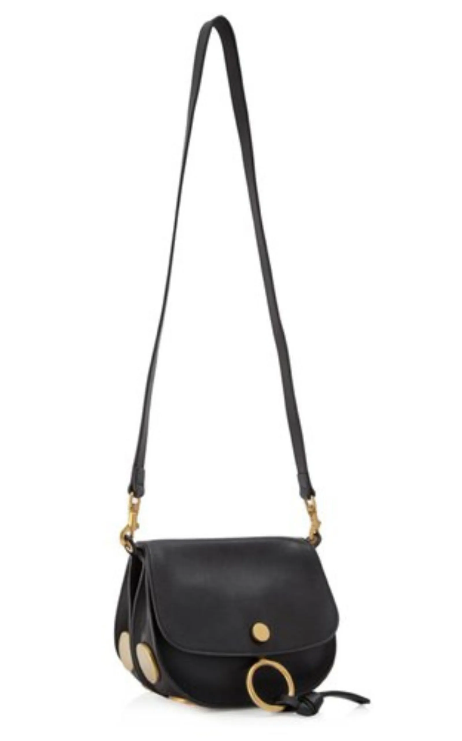 Kurtis Black Leather and Suede Bag