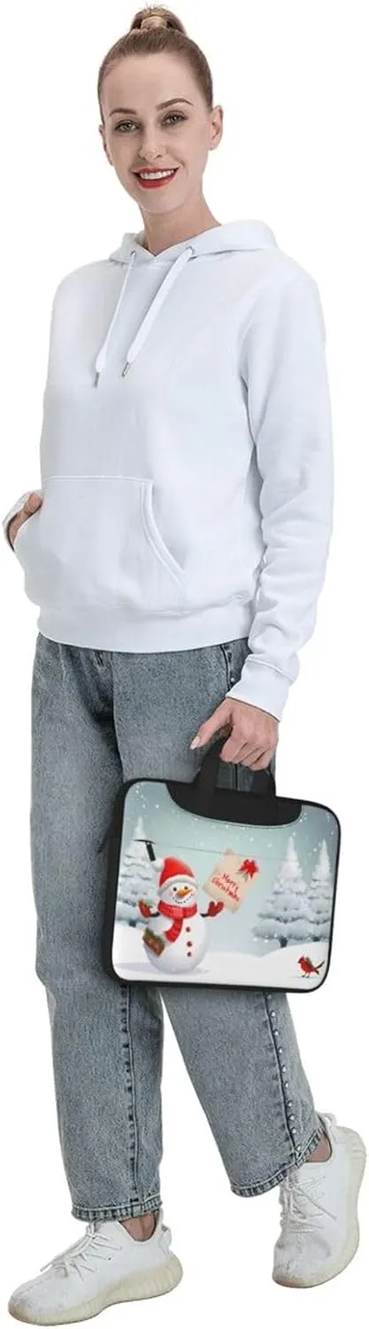 Laptop Crossbody Bag fit,Skull and Rose Laptop Briefcase, Suitable for Office School Travel