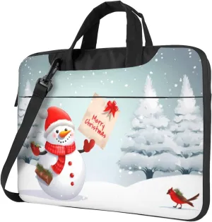 Laptop Crossbody Bag fit,Skull and Rose Laptop Briefcase, Suitable for Office School Travel