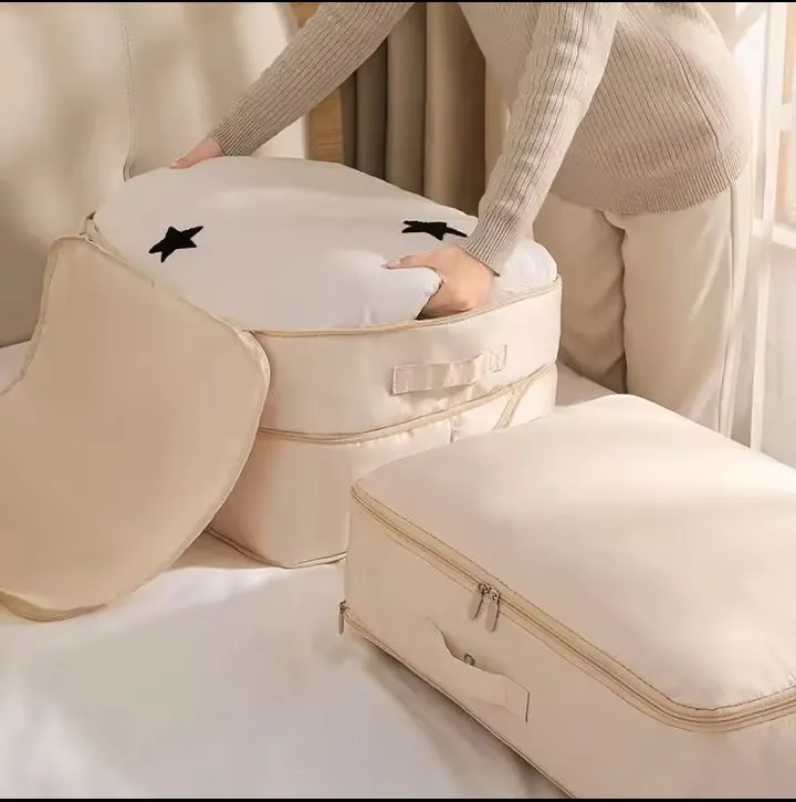 Large Capacity Compression Clothes Storage Bag Waterproof Cabinet Organizer Ultra Space Saving Quilt Pillow Blanket Storagepouch
