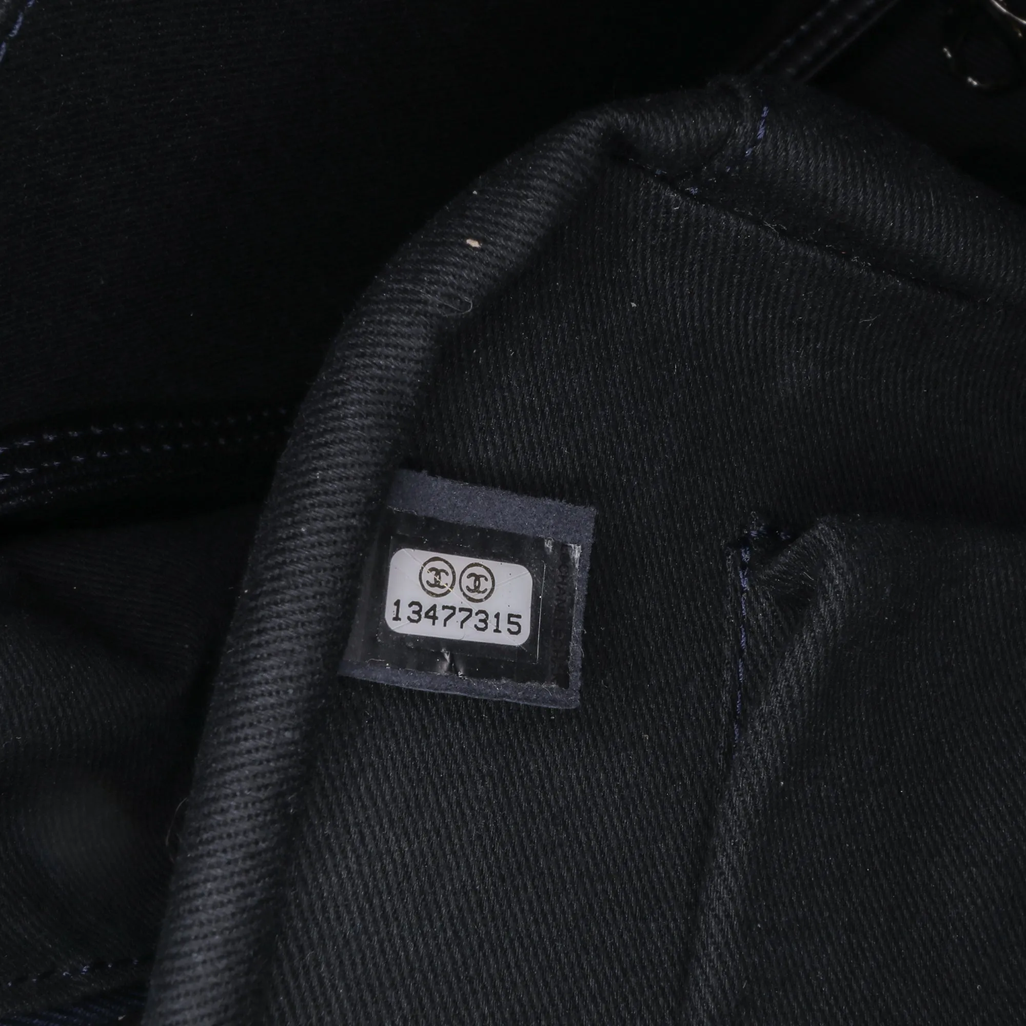 Large CC Quilted Patent Brilliant Camera Bag