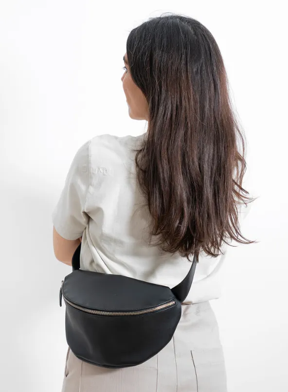 Large Hip bag django in black