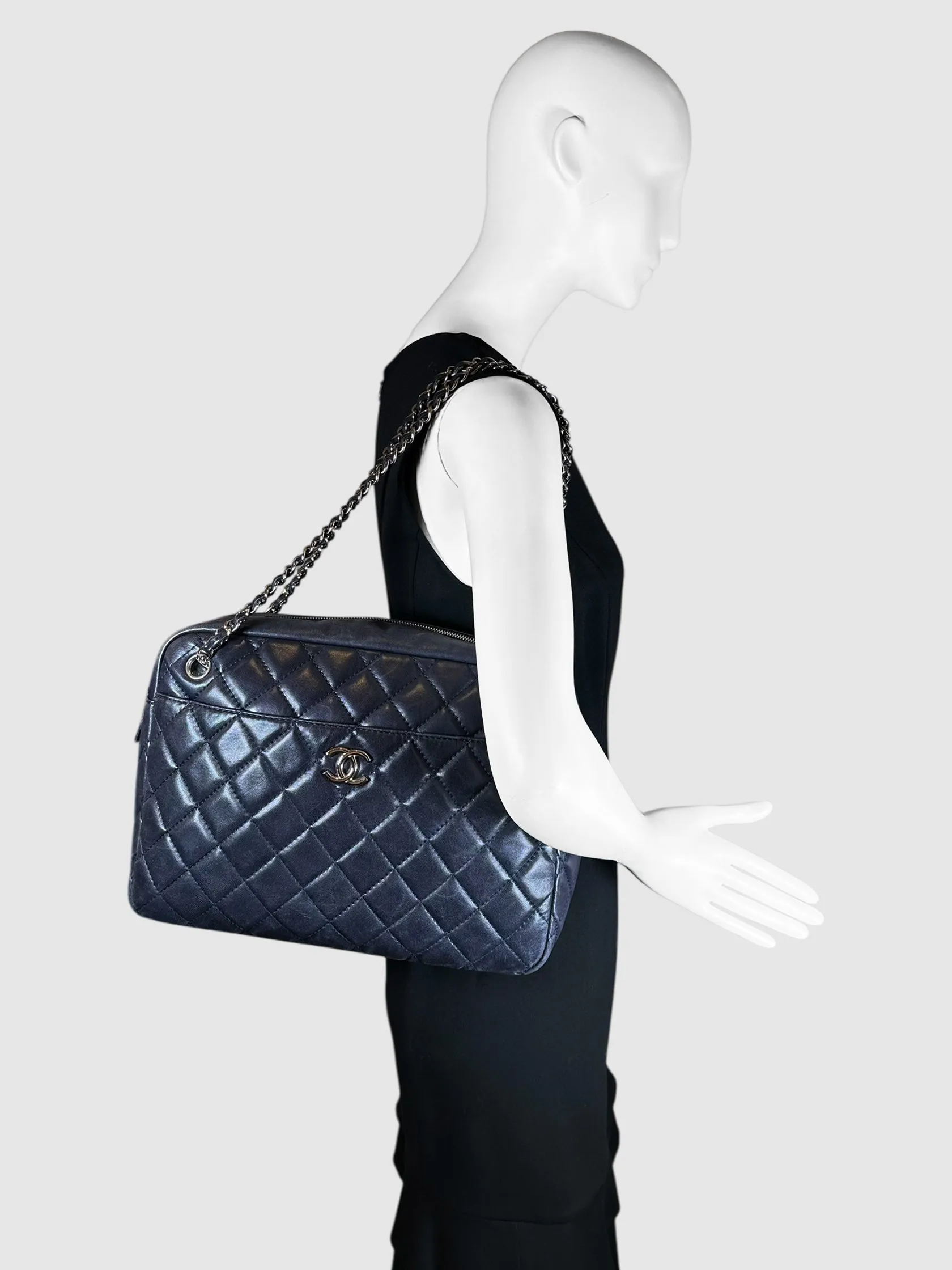 Large Quilted Camera Bag