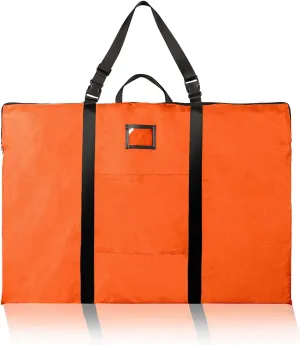 Large Size Art Portfolio Bag with Nylon Shoulder, 24 x 36 inches Light Weight Poster Storage Bag Board Holder with Handle and Zipper for Poster, Sketching and Drawing