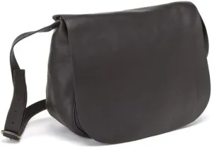 Le Donne Leather Full Flap Shoulder Bag - Colombian Vaquetta Leather Bag, 13.5”