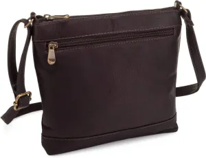 Le Donne Leather Savanna Crossbody Women's Purse Full Grain Colombian Leather Handbag Shoulder Bag Cross Body