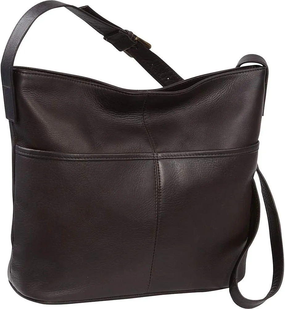 Le Donne Leather Two Slip Pocket, Shoulder Bag