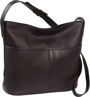 Le Donne Leather Two Slip Pocket, Shoulder Bag