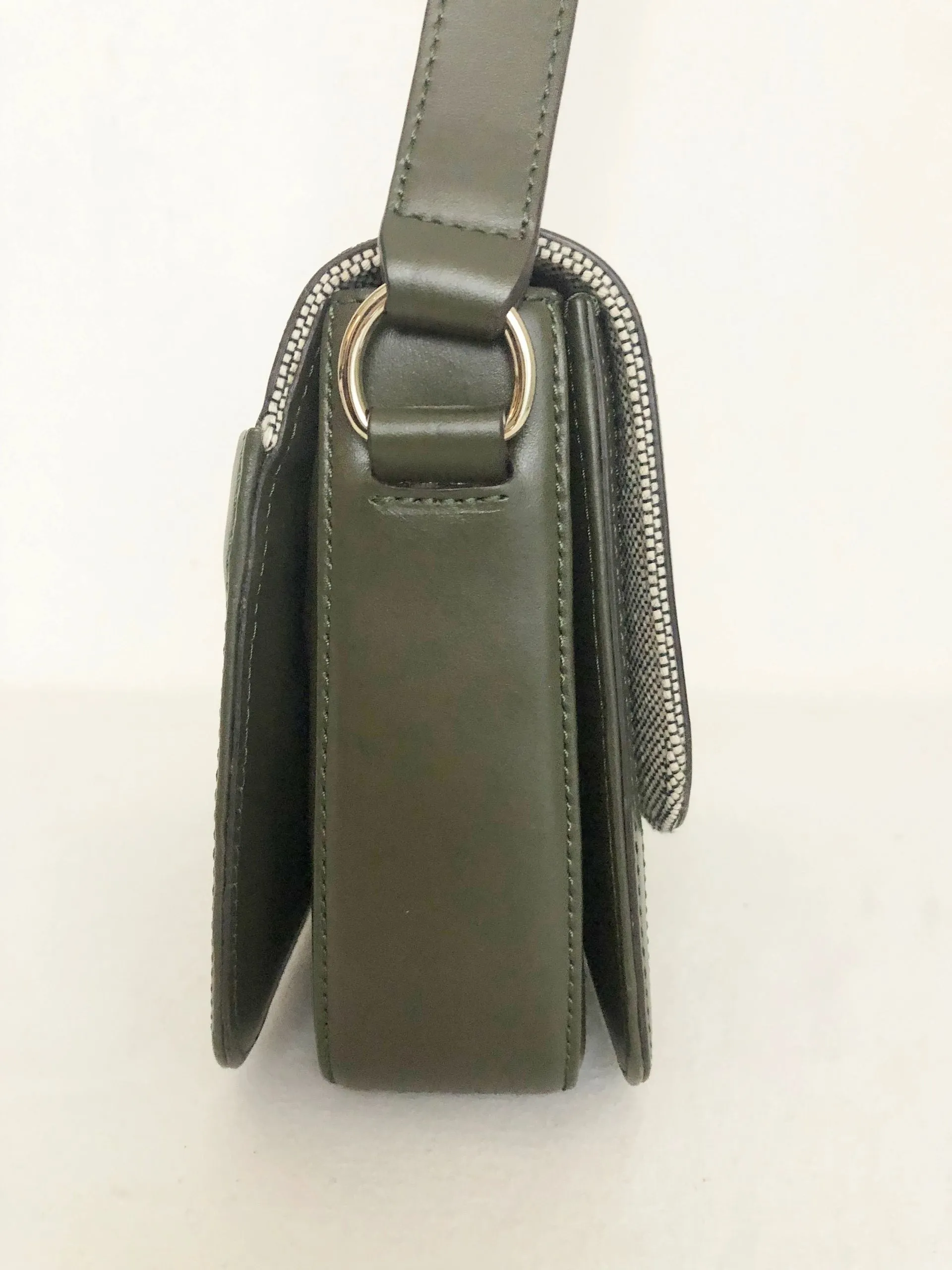 Leather & Canvas Crossbody