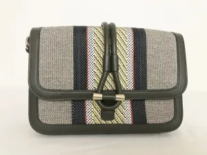 Leather & Canvas Crossbody