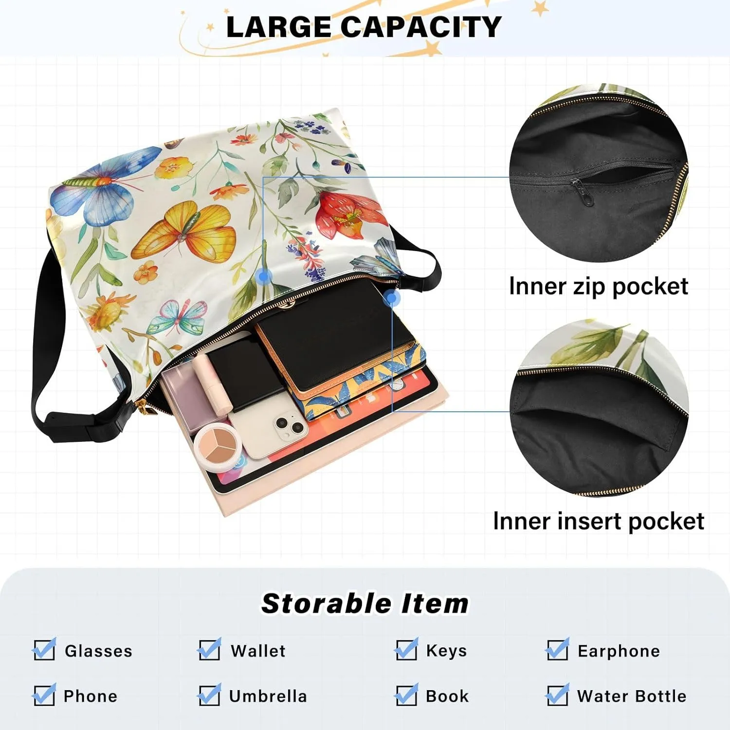 Leather Crossbody Bag for Women,Leather Crossbody Purse Leather Tote Bag Lady Shoulder Bag