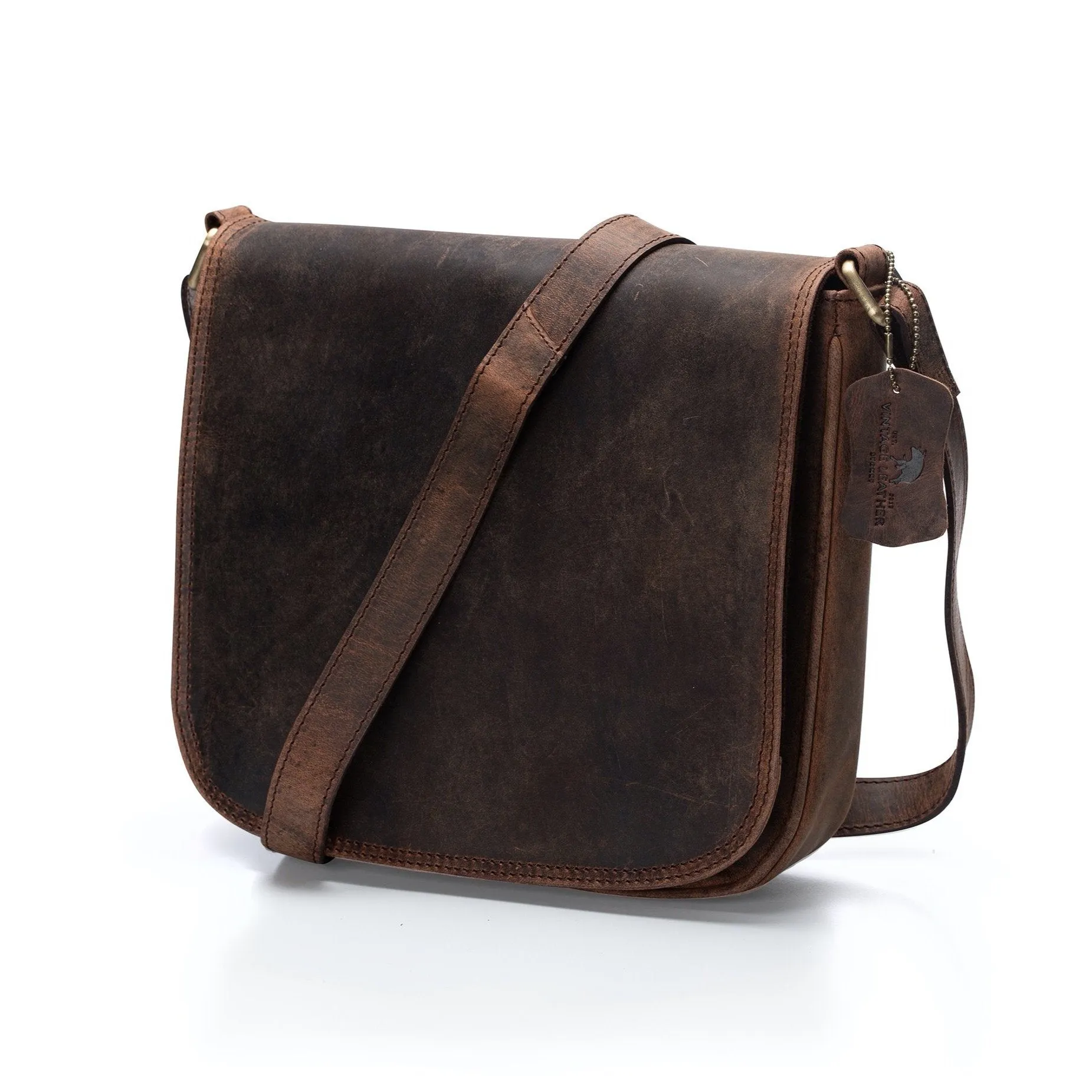 Leather Crossbody Bag - Shanti