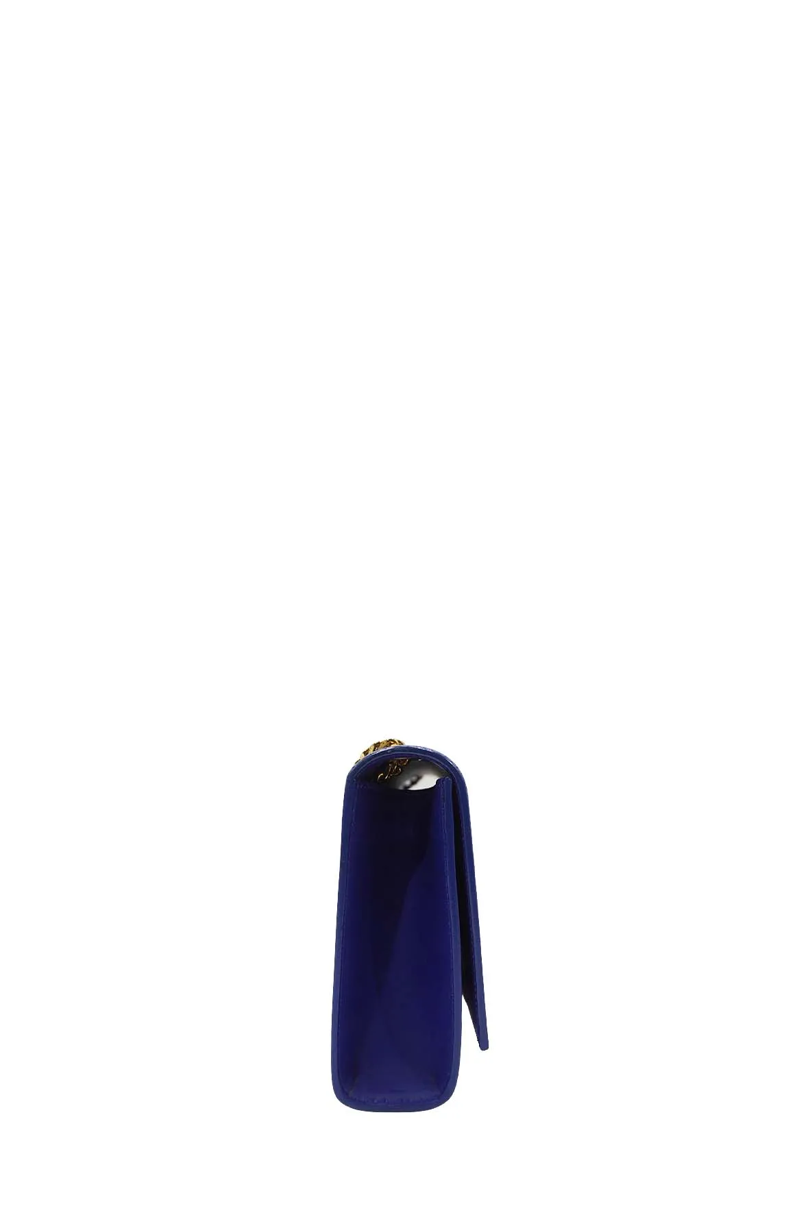 Leather Medium Kate Monogram Tassel Chain Bag with Tassel Blue