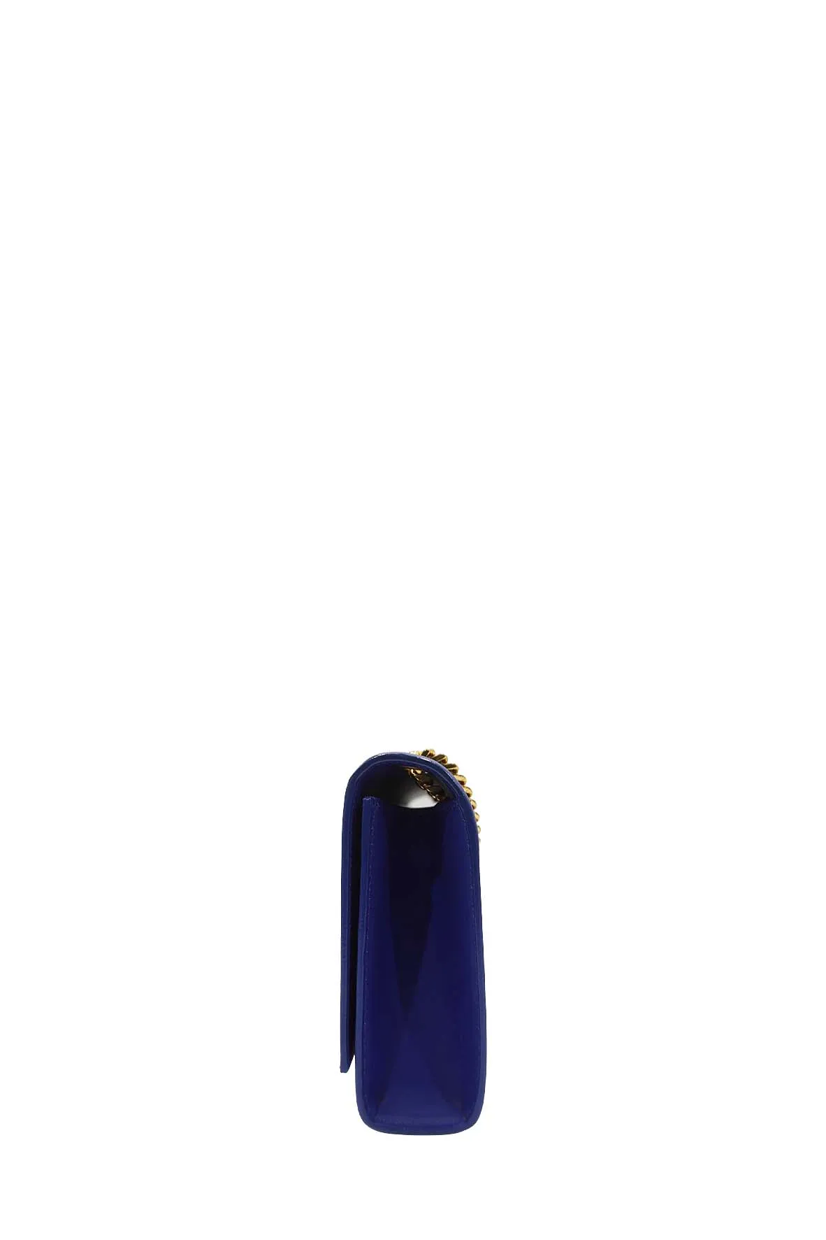 Leather Medium Kate Monogram Tassel Chain Bag with Tassel Blue