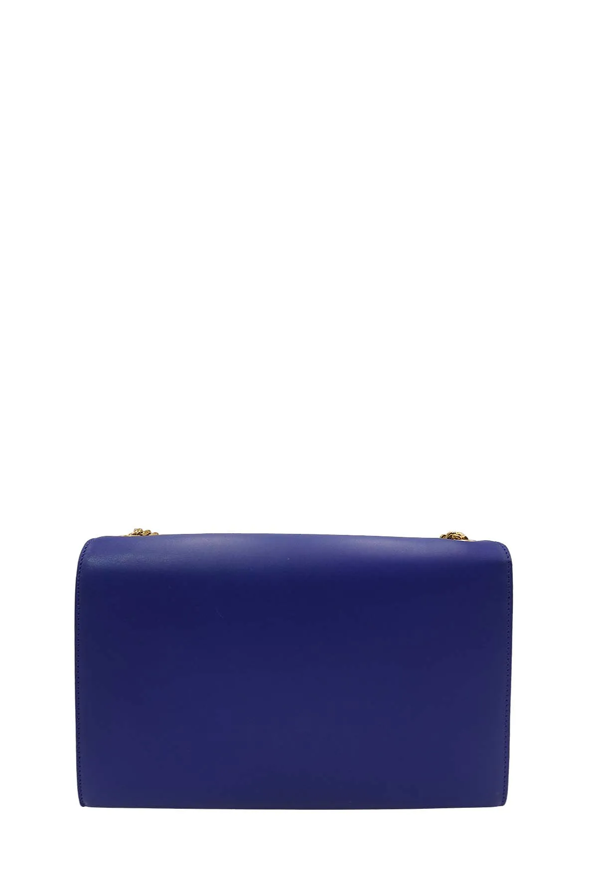 Leather Medium Kate Monogram Tassel Chain Bag with Tassel Blue