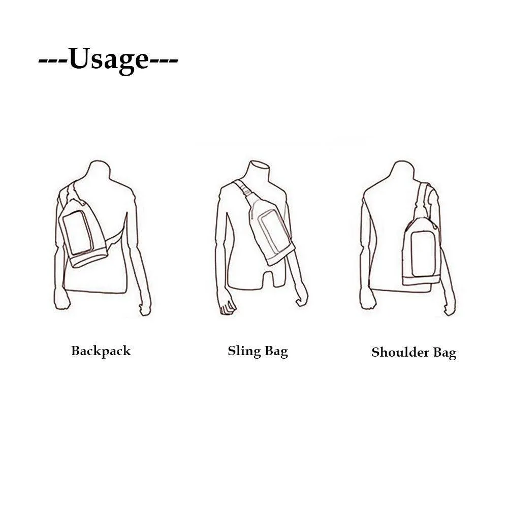 Leather Small Sling Bag for Men