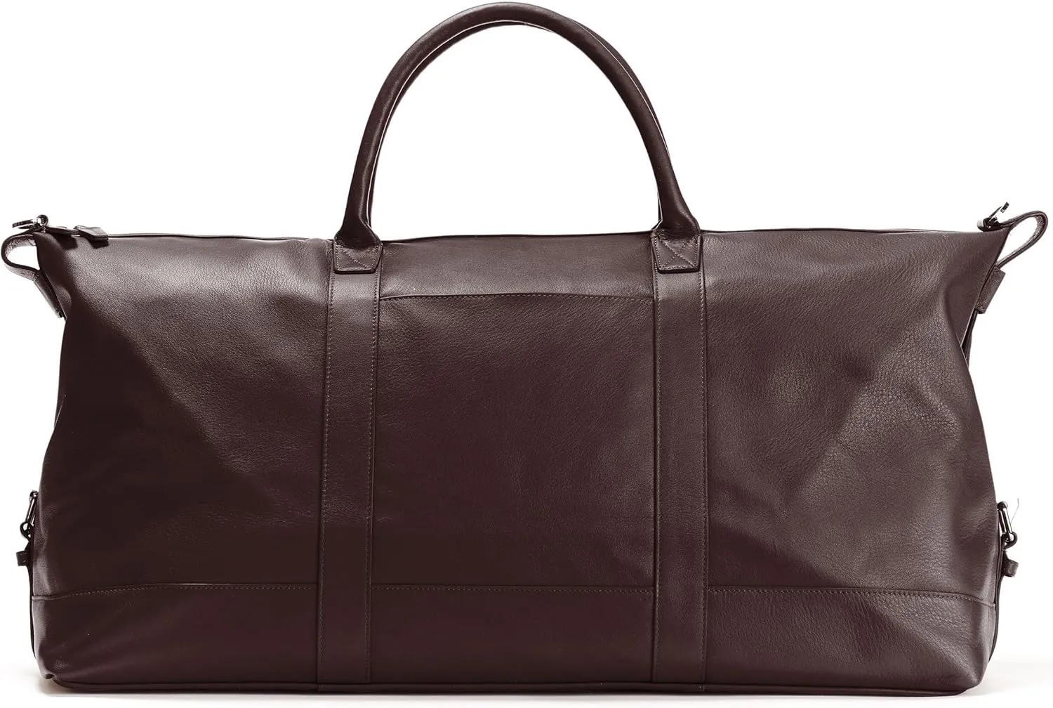 Leatherology Brown Leatherology Kessler Large Duffle - Spacious design with exterior pocket, large zippered interior pocket, and 2 open interior pockets