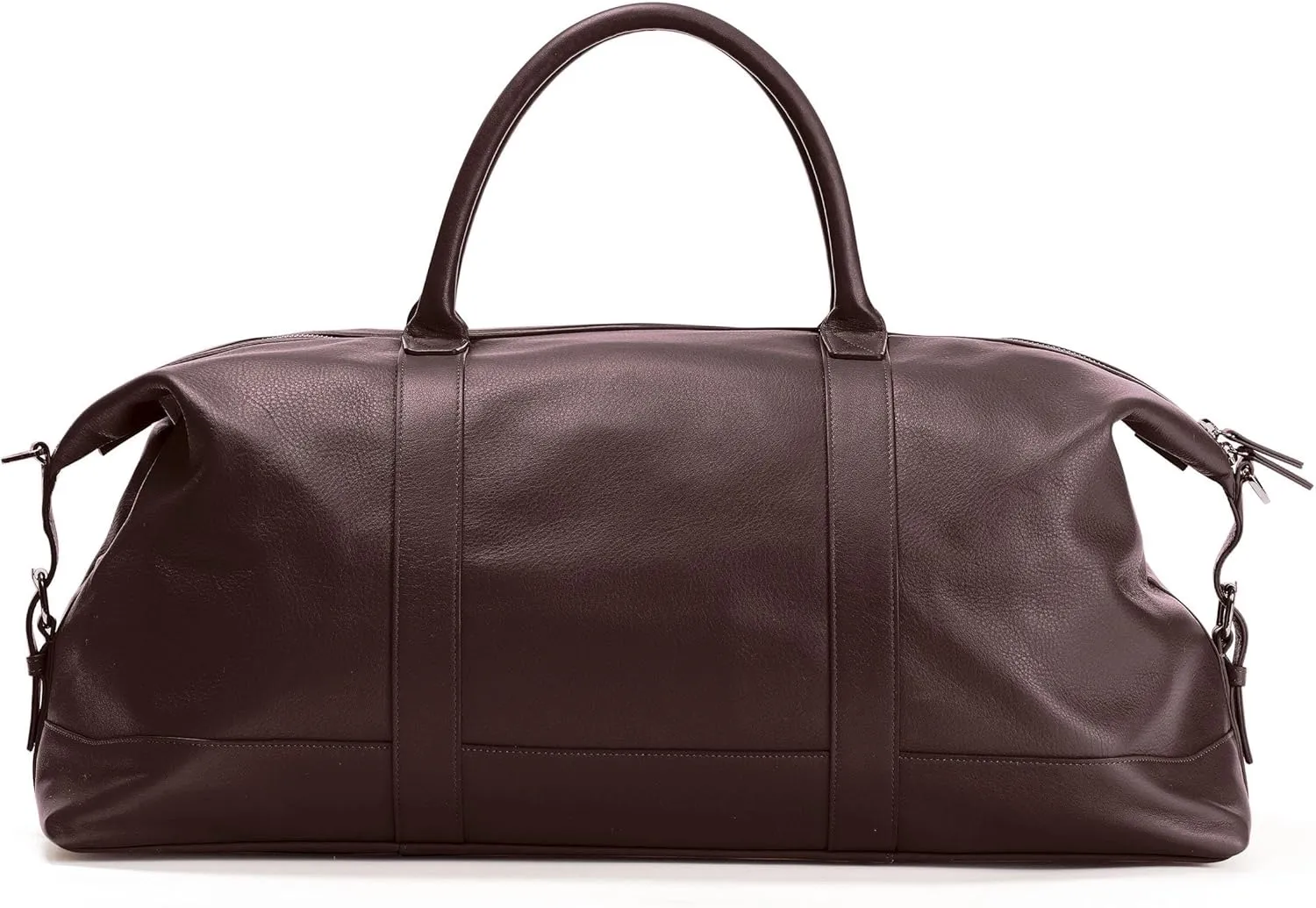 Leatherology Brown Leatherology Kessler Large Duffle - Spacious design with exterior pocket, large zippered interior pocket, and 2 open interior pockets