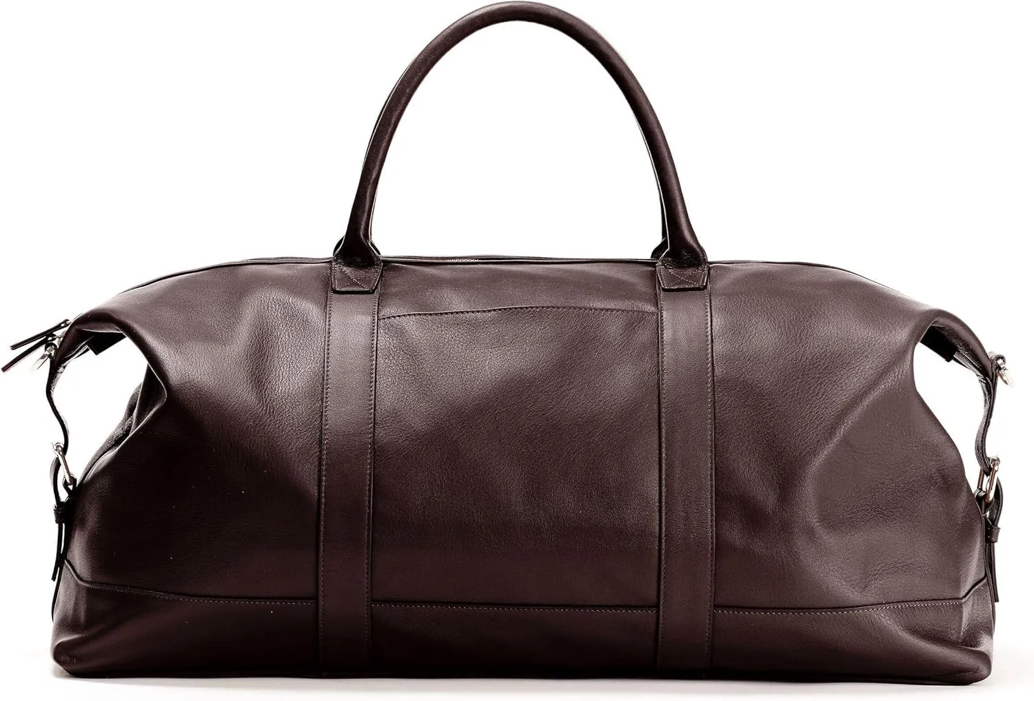 Leatherology Brown Leatherology Kessler Large Duffle - Spacious design with exterior pocket, large zippered interior pocket, and 2 open interior pockets