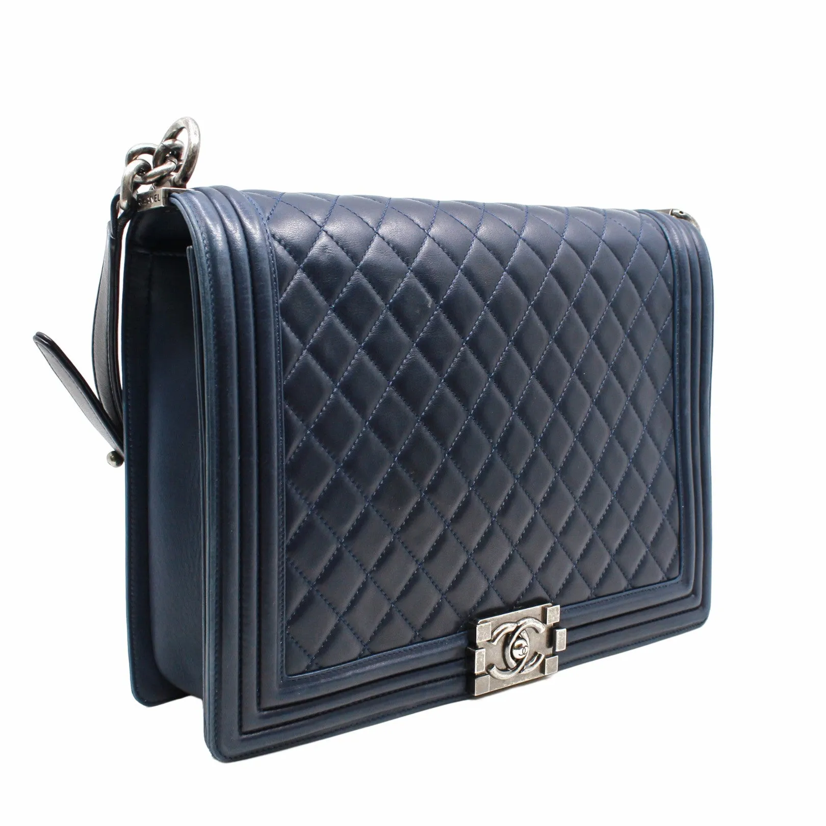 leboy large lamb skin navy phw seri 16