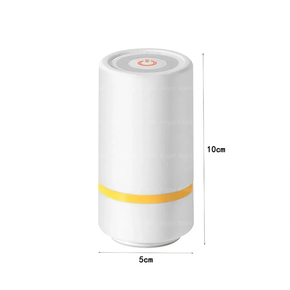 LEMEENQ USB Rechargeable Electric Air Pump for Vacuum Sealed Food Bag Household Food Vacuum Compression Bag Reusable Storage Bag