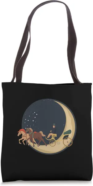 Let's Go For A Space Ride Vehicle Horse Cariage Tote Bag