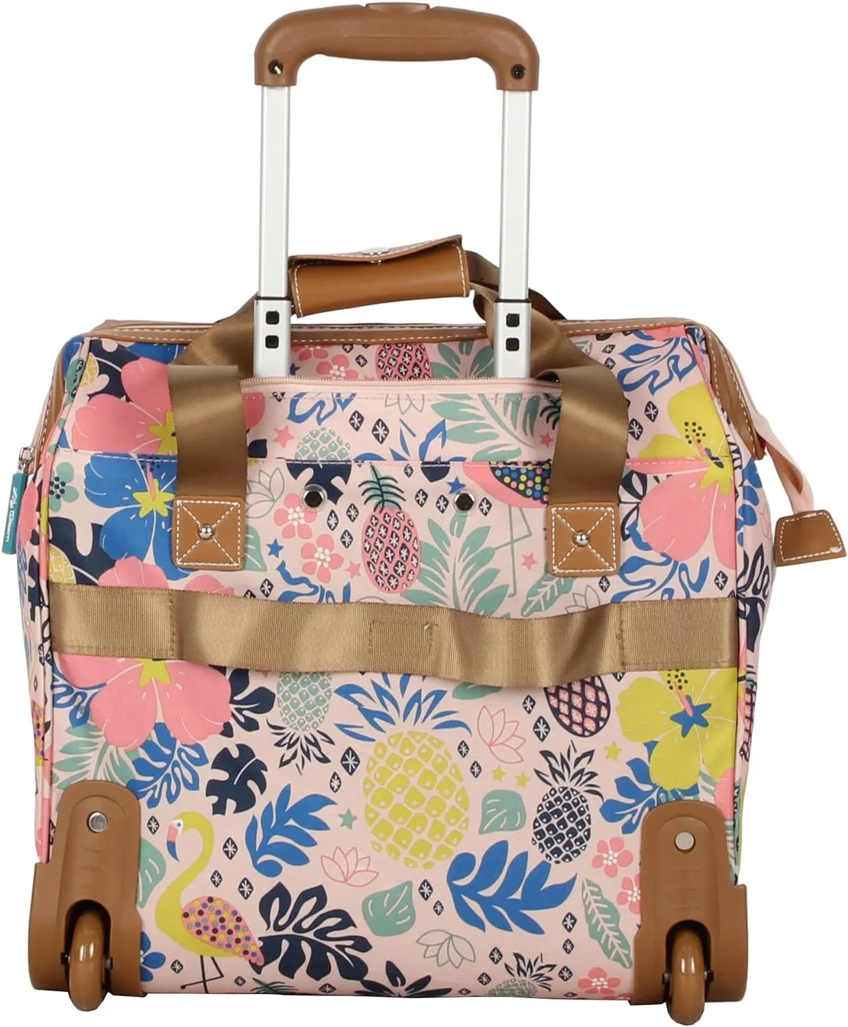 Lily Bloom Design Pattern Carry on Bag Wheeled Cabin Tote (Cabin Pink)