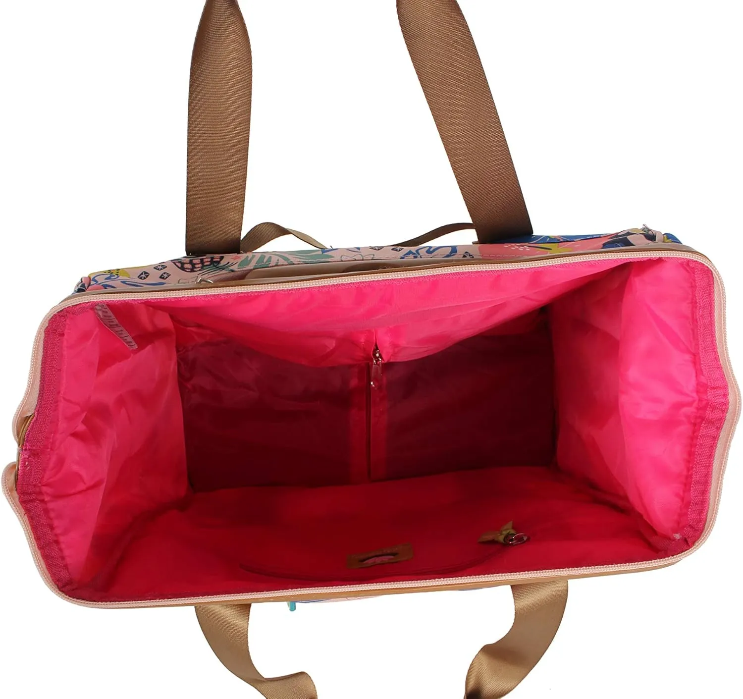 Lily Bloom Design Pattern Carry on Bag Wheeled Cabin Tote (Cabin Pink)