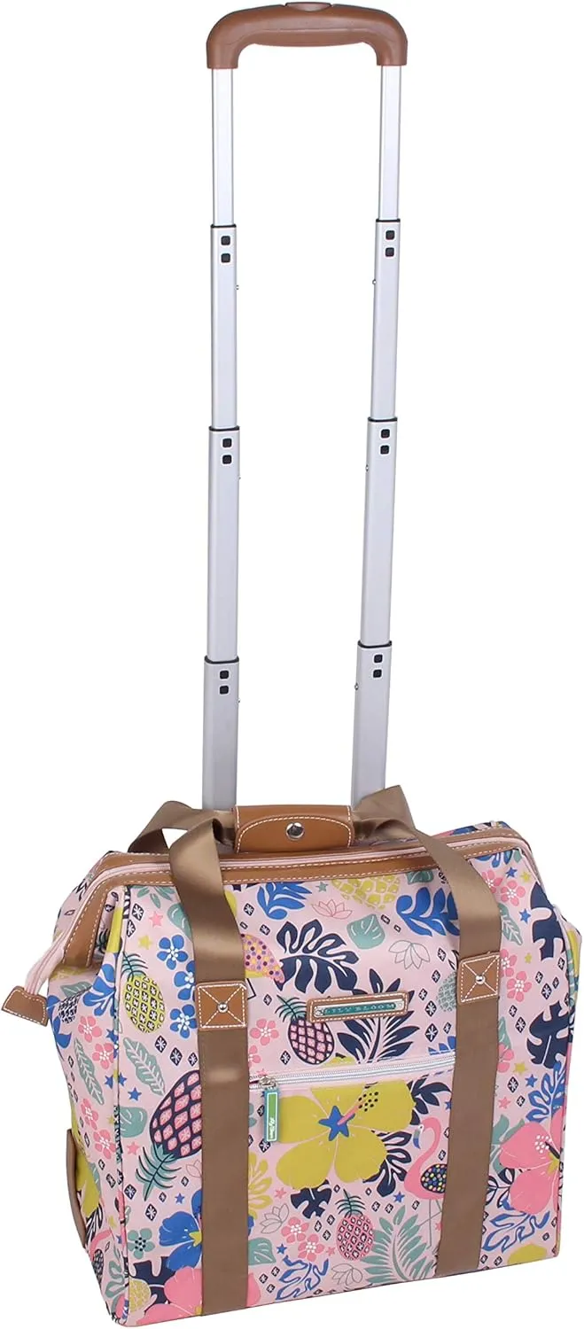 Lily Bloom Design Pattern Carry on Bag Wheeled Cabin Tote (Cabin Pink)