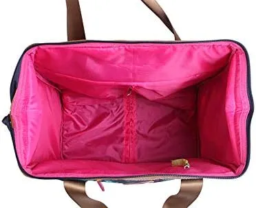 Lily Bloom Design Pattern Carry on Bag Wheeled Cabin Tote (Sloth To Me)