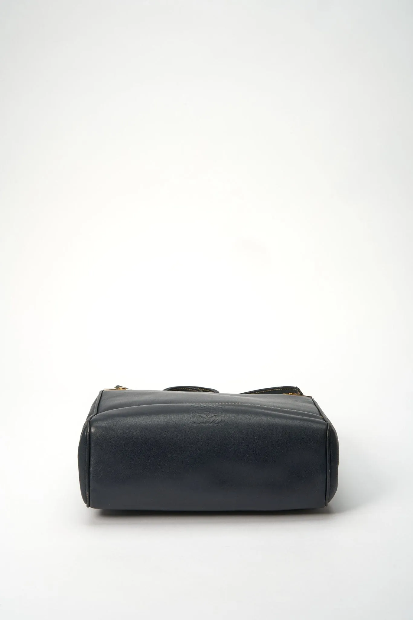 Loewe Anagram Navy Blue Leather Crossbody