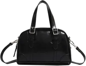 Lolita Purse Black Antique Purses for Women Crossbody Gothic Baguette Bag Retro