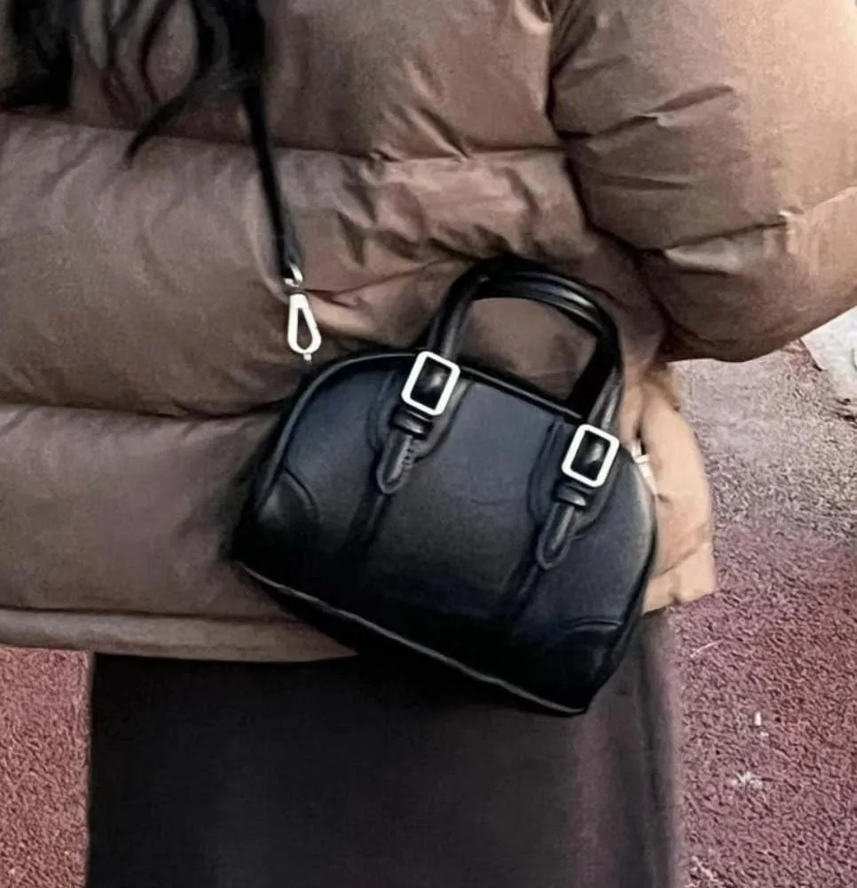 Lolita Purse Black Antique Purses for Women Crossbody Gothic Baguette Bag Retro