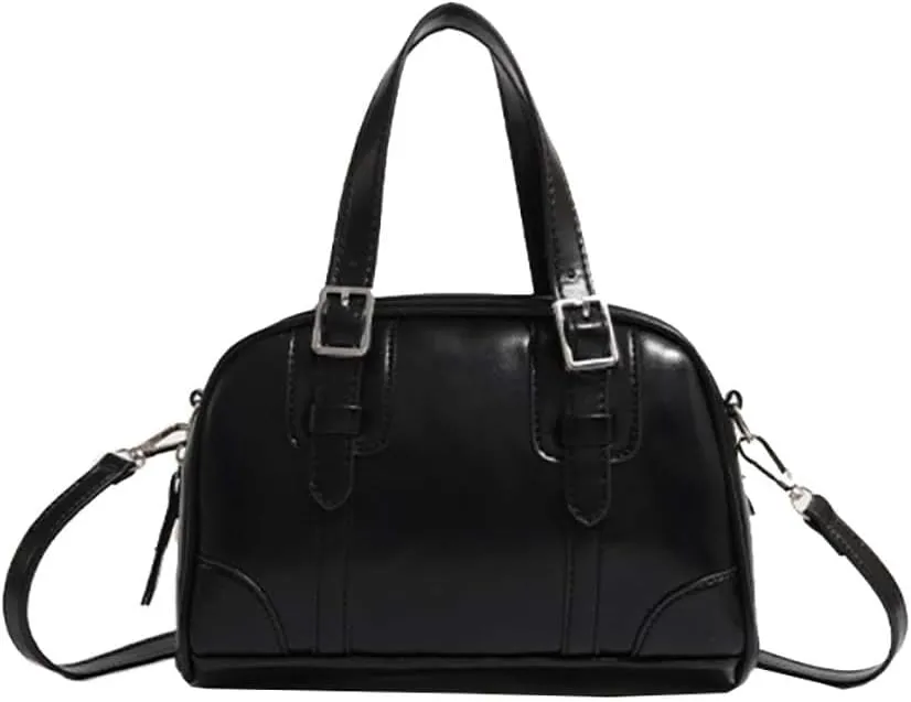 Lolita Purse Black Antique Purses for Women Crossbody Gothic Baguette Bag Retro