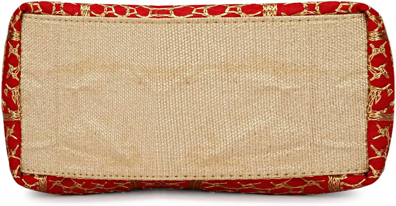LONGING TO BUY Potli Bags for Women Embroidered Evening Purses with Gold Pearl Handle, Indian Women Potli Bags for Wedding