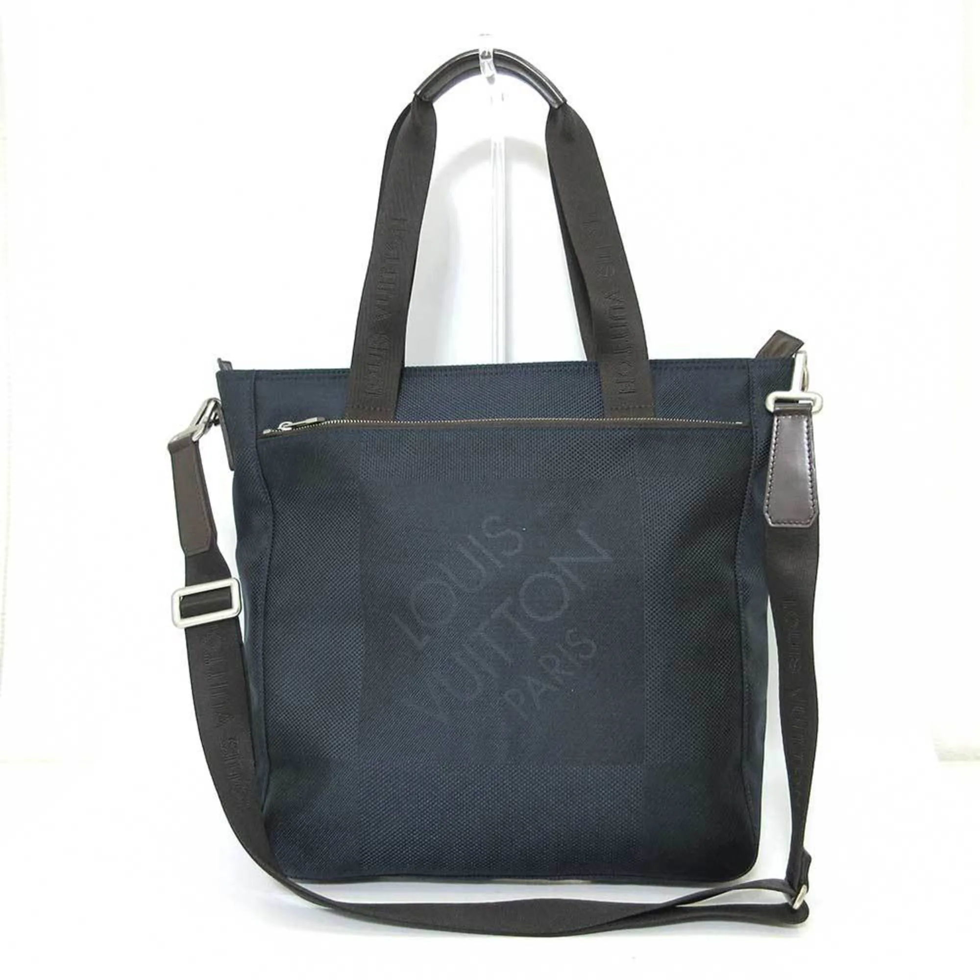 LOUIS VUITTON Bag Jongleur Blue Ocean Navy Tote Shoulder Crossbody 2way Men's Damierjean N48089 LOUISVUITTON