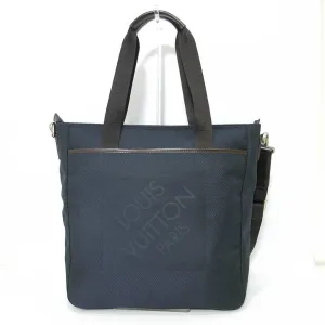 LOUIS VUITTON Bag Jongleur Blue Ocean Navy Tote Shoulder Crossbody 2way Men's Damierjean N48089 LOUISVUITTON