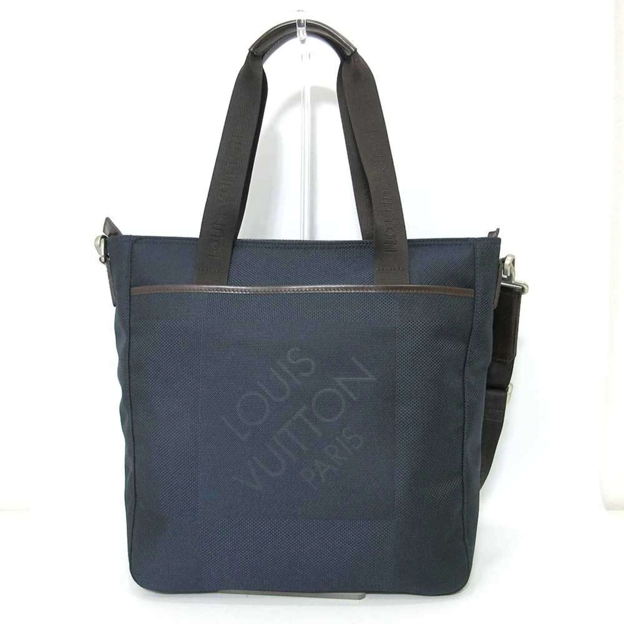 LOUIS VUITTON Bag Jongleur Blue Ocean Navy Tote Shoulder Crossbody 2way Men's Damierjean N48089 LOUISVUITTON